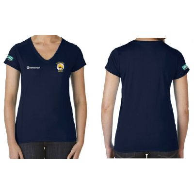 Womens Performance Short Sleeve Tech Shirt (Rhinos)